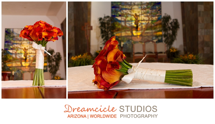 Dreamcicle Studio Photography, Flowers by Jodi, Orange Calla Lillies, St. Patrick's Catholic Community Church Scottsdale,Arizona Wedding Photographers, Wedding Photographers, Wedding Photography, Arizona Wedding Photography, Phoenix Wedding Photographers, Phoenix Wedding Photography
